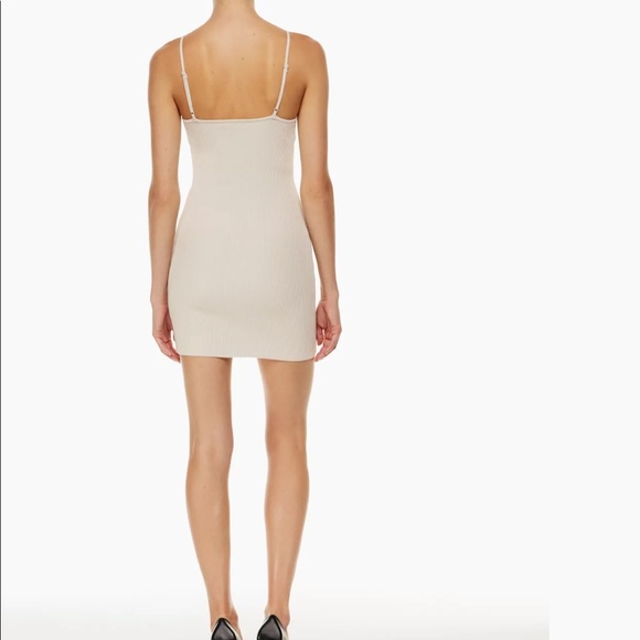 Aritzia babaton cream mini dress- size medium - Picture 3 of 6